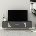 Comoda TV, Olivia, Dekop2, Antracit / Argintiu