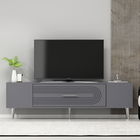 Comoda TV, Olivia, Dekol3, Antracit / Argintiu