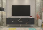 Comoda TV, Olivia, Dekolp5, Antracit / Argintiu
