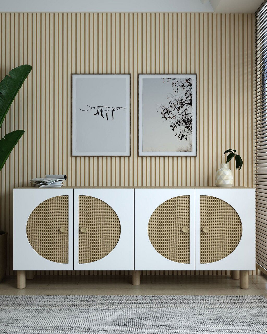Consola, Chalmette, Inci KB150 Bohem, Stejar Safir / Hazeran