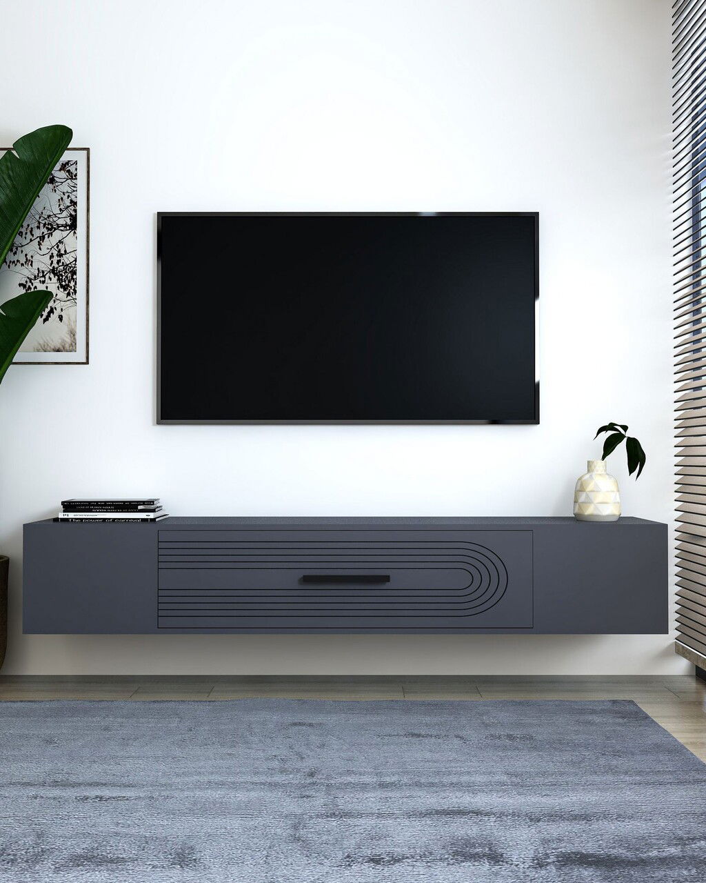 Comoda TV, Olivia, Kodaks L3, Antracit