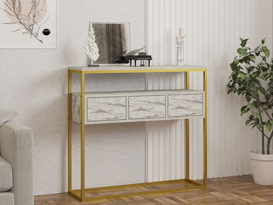 Consola, Asse Home, Guarda, Marmură Freesia