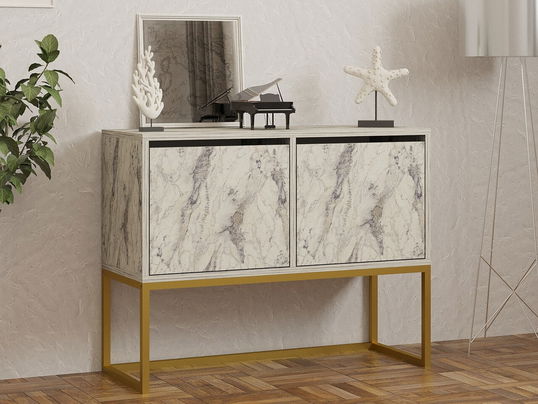 Consola, Asse Home, Zermat, Marmură Freesia