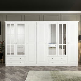 Dulap pentru haine, Minerva, Kale, Alb