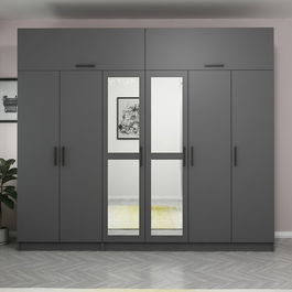 Dulap pentru haine, Minerva, Kale, Antracit