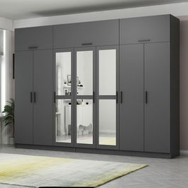 Dulap pentru haine, Minerva, Kale, Antracit