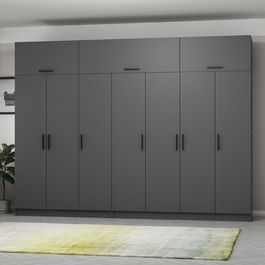 Dulap pentru haine, Minerva, Kale, Antracit