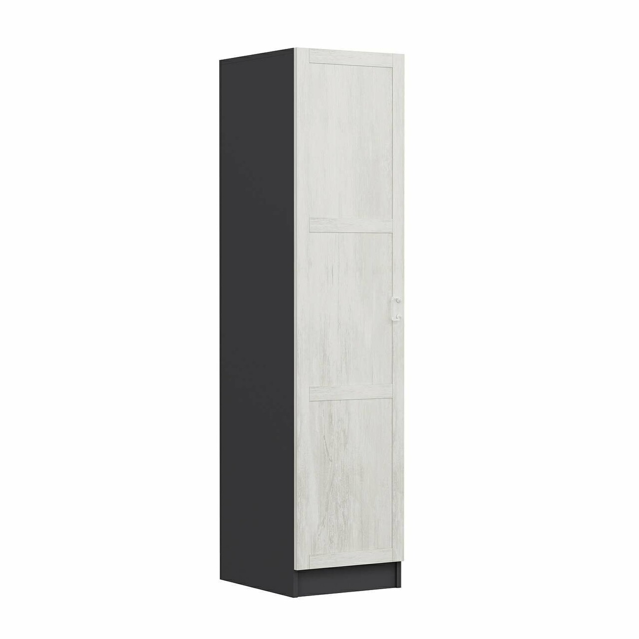 Dulap pentru haine, Minerva, Minar Kale, Alb / Antracit
