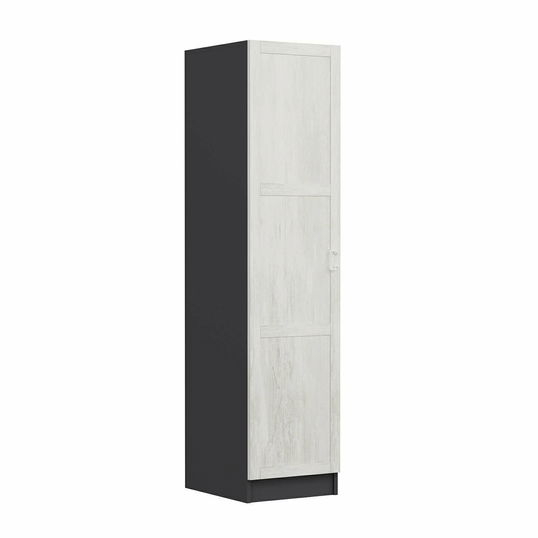 Dulap pentru haine, Minerva, Minar Kale, Alb / Antracit