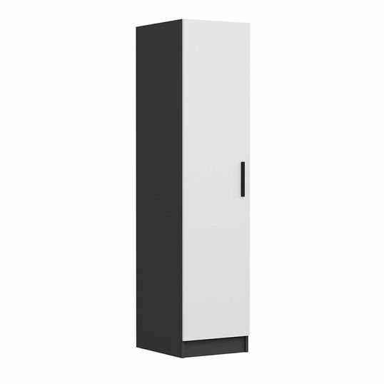 Dulap pentru haine, Minerva, Minar Kale, Alb / Antracit