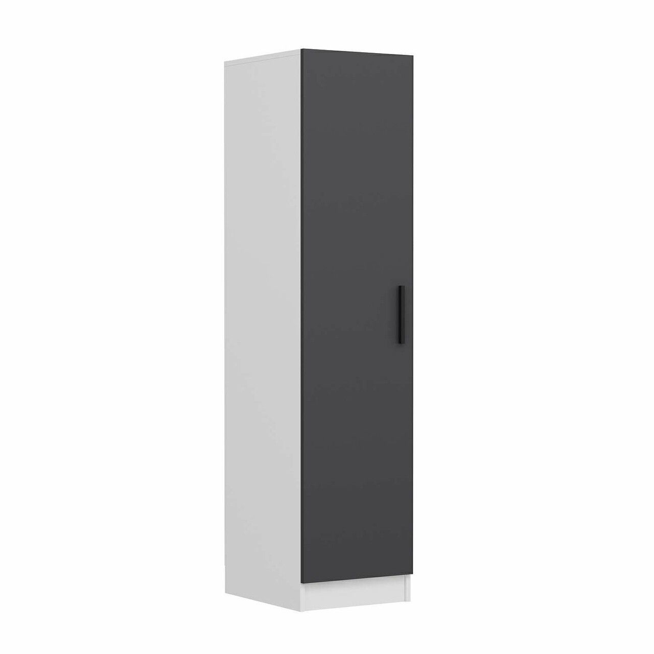 Dulap pentru haine, Minerva, Minar Kale, Antracit/Alb