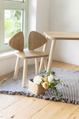 Set masa si scaun pentru copii, Bambini, Mickey One Chair Set, Maro