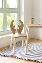 Scaun pentru copii, Bambini, Deer Chair, Maro