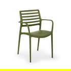 Set scaune 4 piese, Tilia, Louise Xl, Kaki