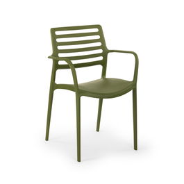 Set scaune 4 piese, Tilia, Louise Xl, Kaki