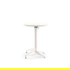 Masa pliabila, Tilia, Moon Ø60 V2F, Alb-ivoriu
