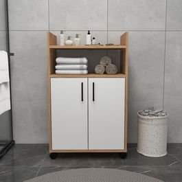 Dulap multifunctional, Arnetti, Tiraks, Pin Atlantic / Alb