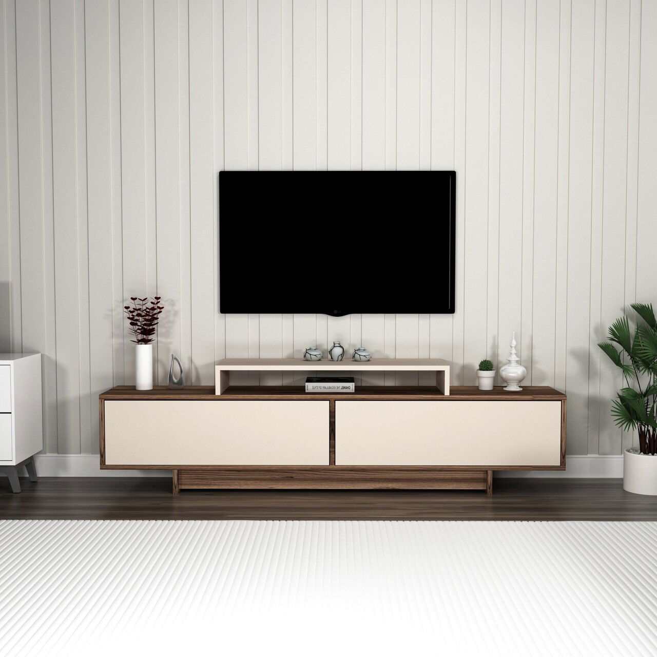 Comoda TV, Arnetti, Grasyas, Nuc deschis / Bej