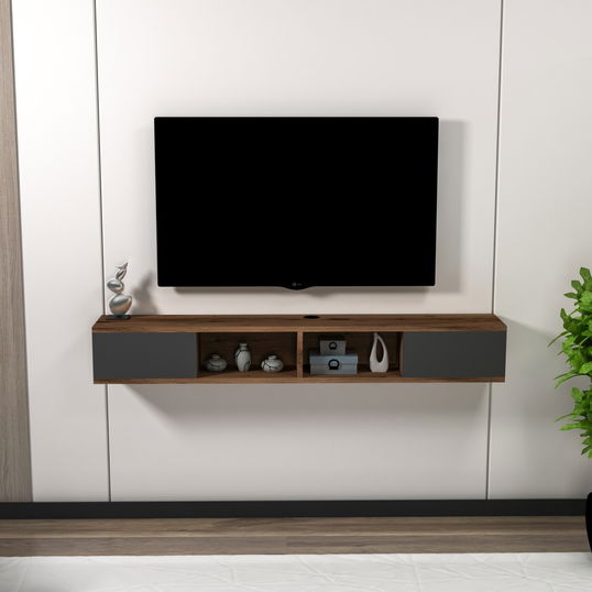 Comoda TV, Arnetti, Mayer, Nuc deschis / Antracit