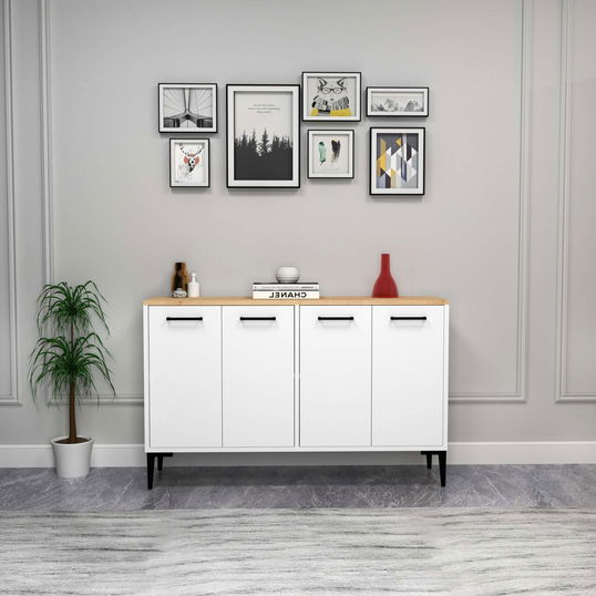 Consola, Arnetti, Frezya, Stejar Safir / Alb