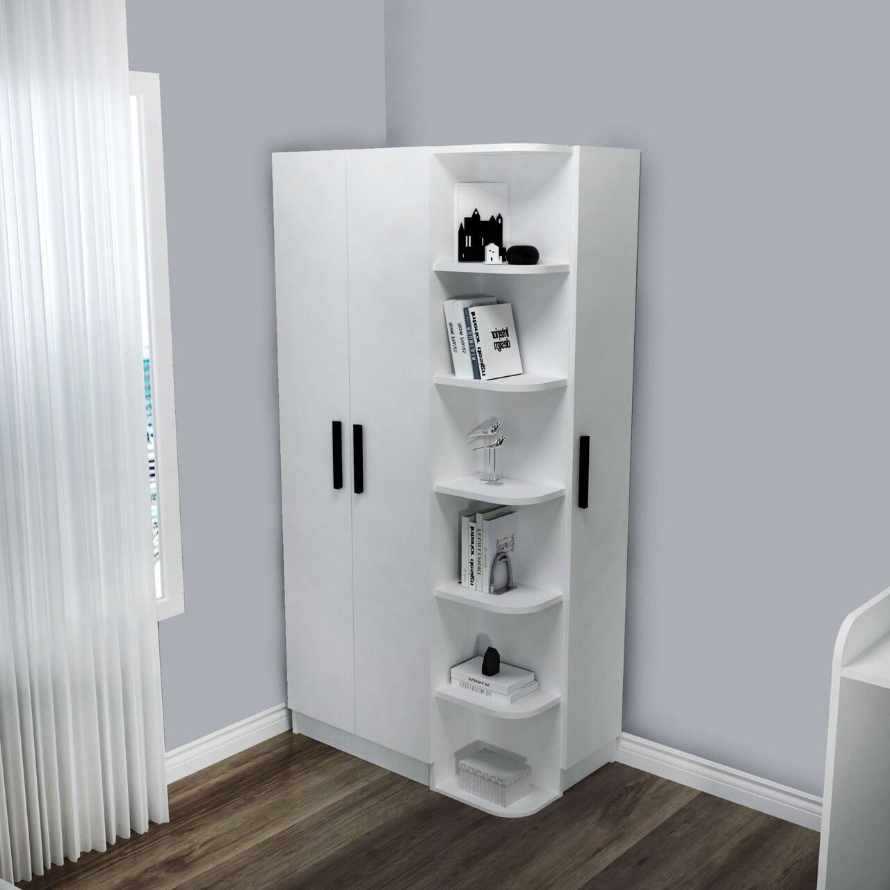 Dulap pentru haine, Arnetti, Luses, Alb