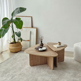 Set masuta de cafea, Neostill, Ballare Set, Maro