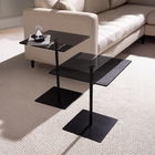 Set masuta de cafea, Neostill, Elegante 2, Negru / Fume