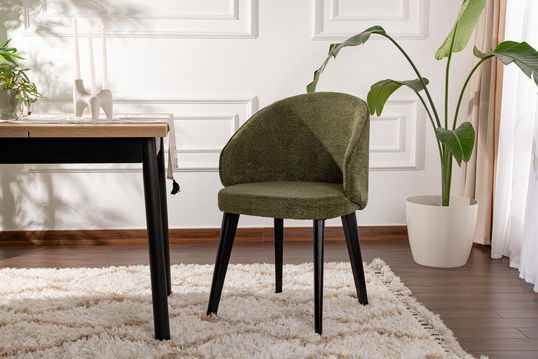 Set scaune 2 piese, Wayland, Bentley, Verde/Negru