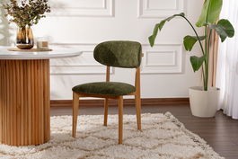 Set scaune 2 piese, Wayland, Lionte, Verde / Stejar deschis