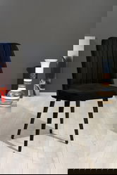 Set de scaune, Beckley, Vega, MDF , Negru