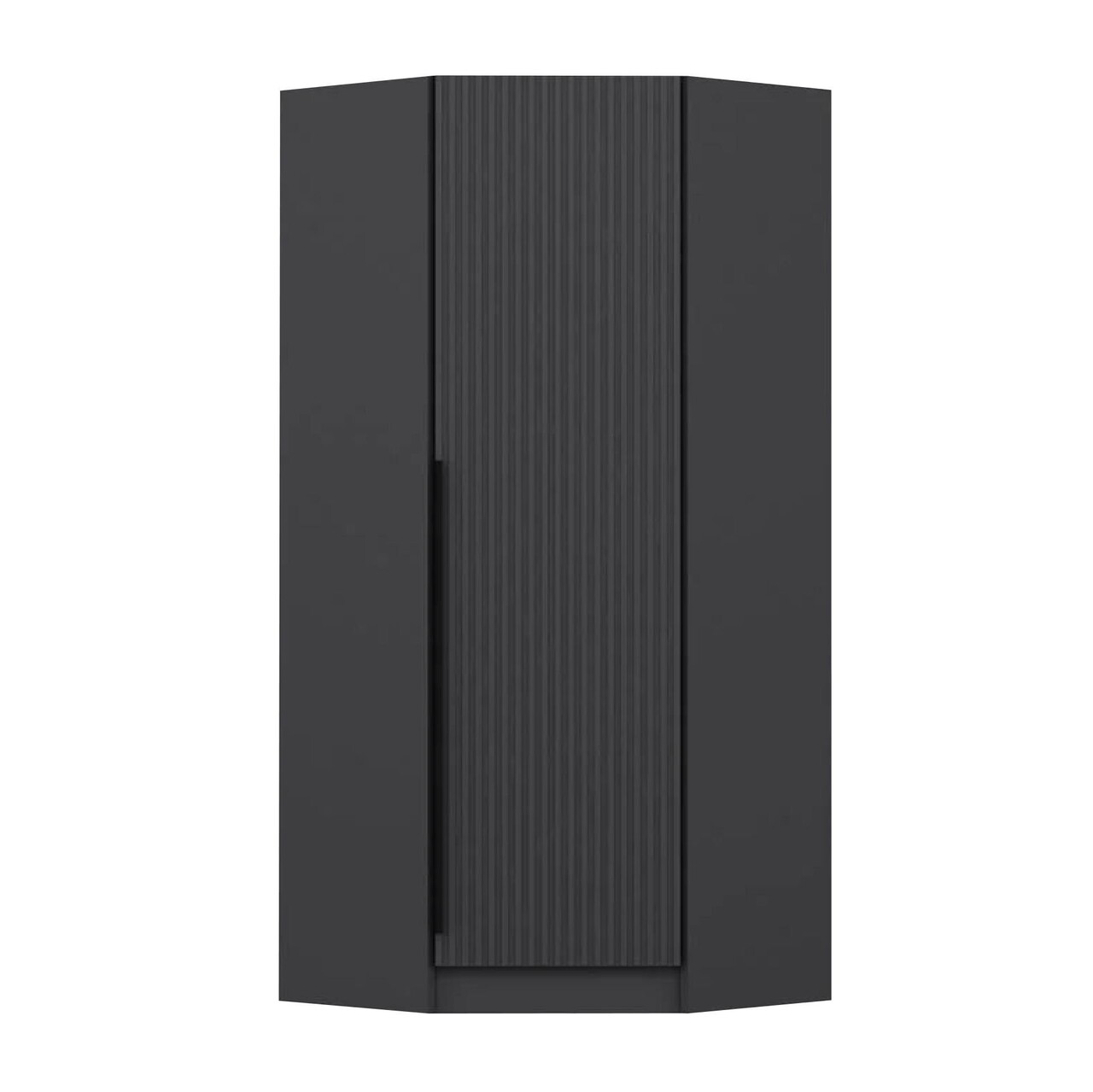 Dulap pentru haine, Minerva, Kale Plus 1 Anthracite, 74x210x52 cm, PAL, Antracit