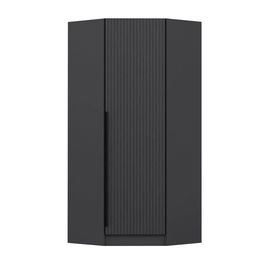 Dulap pentru haine, Minerva, Kale Plus 1 Anthracite, 74x210x52 cm, PAL, Antracit