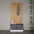 Cuier de perete, Minerva, Noah, 90x210x35 cm, PAL, Antracit