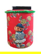Taburet, Qunef, Jungle Scar Pouffe, 45x60 cm, Material: 100% IN, Multicolor