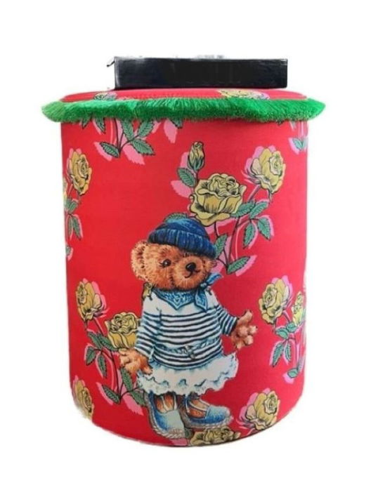 Taburet, Qunef, Jungle Scar Pouffe, 45x60 cm, Material: 100% IN, Multicolor