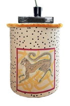 Taburet, Qunef, Jungle Scar Pouffe, 45x60 cm, Material: 100% IN, Multicolor