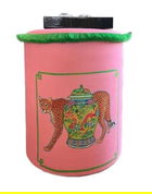 Taburet, Qunef, Jungle Scar Pouffe, 45x60 cm, Material: 100% IN, Multicolor