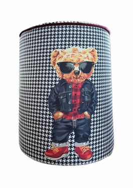 Taburet, Qunef, Jungle Scar Pouffe, 45x60 cm, Material: 100% IN, Multicolor