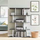 Corp biblioteca, Colman, Harmon, 90x25x127.4 cm, PAL, Antracit/Alb