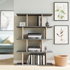 Corp biblioteca, Colman, Harmon, 90x25x127.4 cm, PAL, Antracit / Stejar