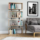 Corp biblioteca, Colman, Langdon, 72.5x25x161 cm, PAL, Stejar / Antracit