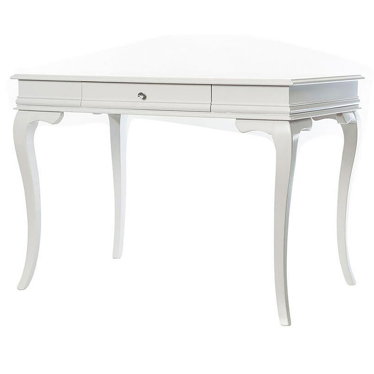 Birou, Fairfax, Albero30, 70x110x78 cm, Lemn masiv, Alb