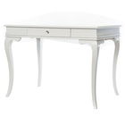 Birou, Fairfax, Albero31, 80x125x78 cm, Lemn masiv, Alb