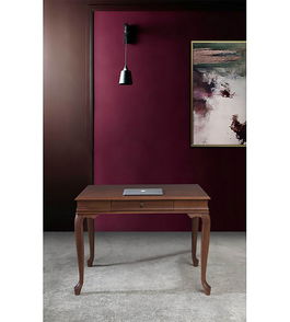 Birou, Fairfax, Albero36, 70x110x75 cm, Lemn masiv, Maro
