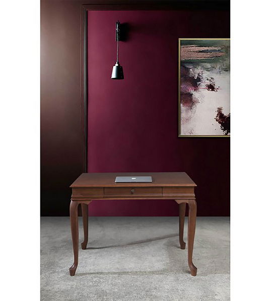 Birou, Fairfax, Albero36, 70x110x75 cm, Lemn masiv, Maro