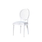 Scaun, Fairfax, Albero11, 50x47x98 cm, Lemn masiv, Alb