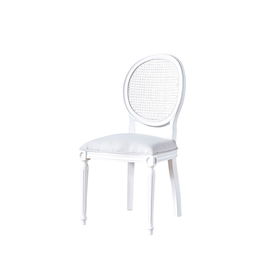 Scaun, Fairfax, Albero11, 50x47x98 cm, Lemn masiv, Alb