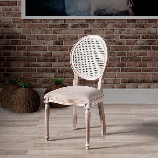 Scaun, Fairfax, Albero23, 50x50x96 cm, Bambus , Antichizat