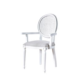 Scaun, Fairfax, Albero12, 50x47x100 cm, Lemn masiv, Alb