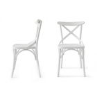 Set de scaune, Fairfax, Albero19, 100% LEMN THONET, Alb